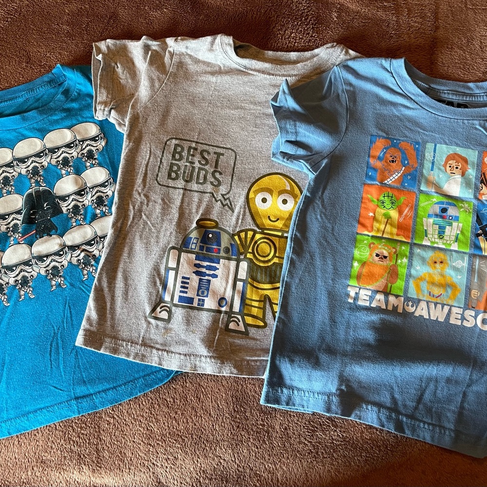 Boys Star Wars Tshirt Bundle